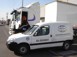 Camioneta escolta